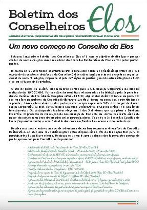 Boletim dos Conselheiros Elos – 01