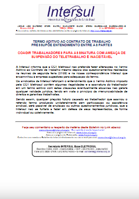 Boletim Intersul – 043/2020