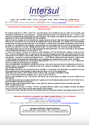 Boletim Intersul – 049/2020