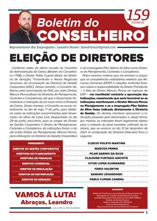 Boletim do Conselheiro – 159