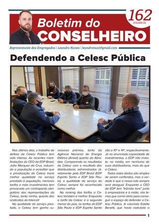 Boletim do Conselheiro – 162