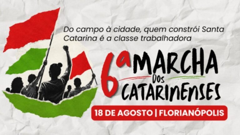 6ª Marcha dos Catarinenses será realizada na próxima terça-feira, dia 18